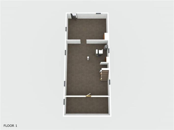 Basement Floor Plan 3D