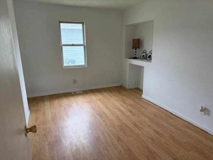 Bedroom off the living room