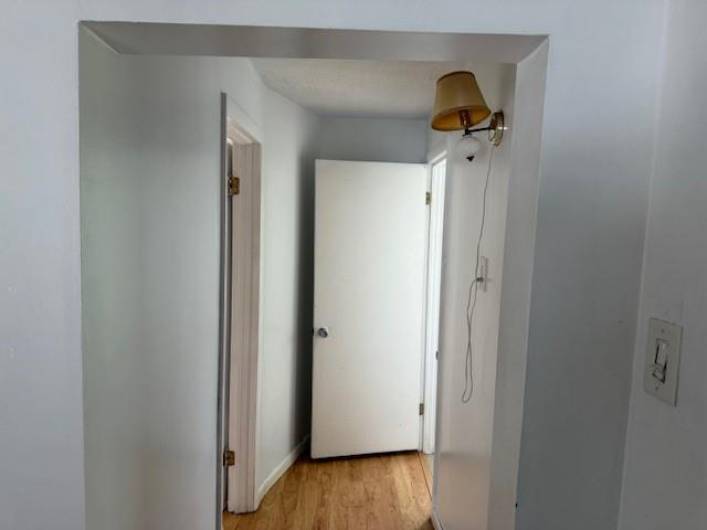Hallway to bedroom and bathroom