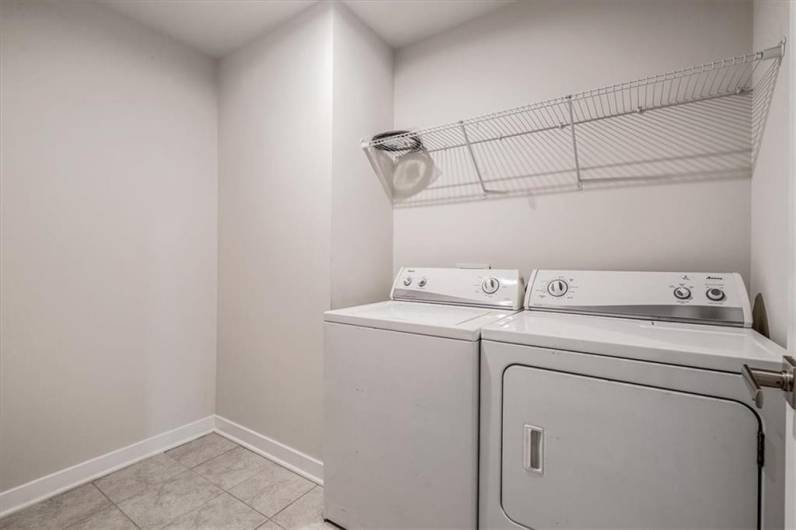 Very spacious laundry room