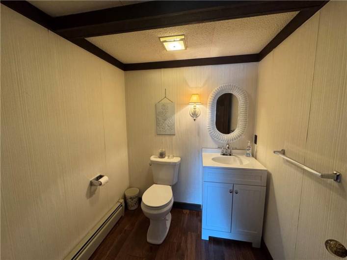1/2 bath lower level
