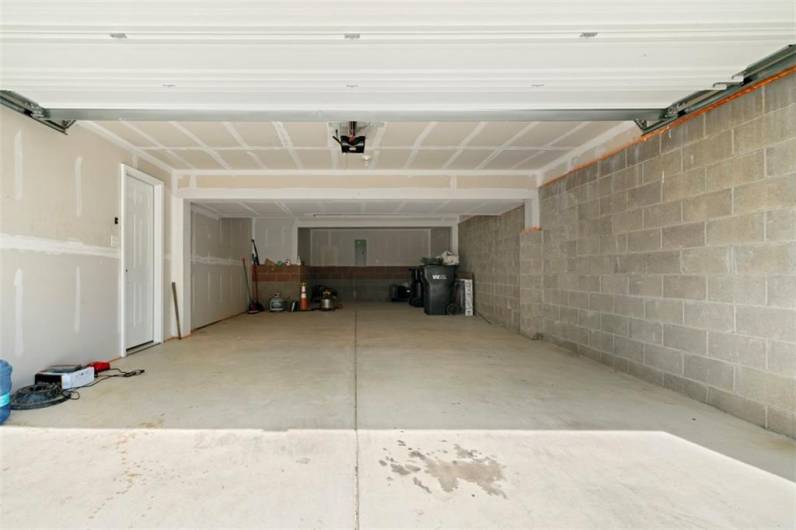 Expansive 2 Car Garage