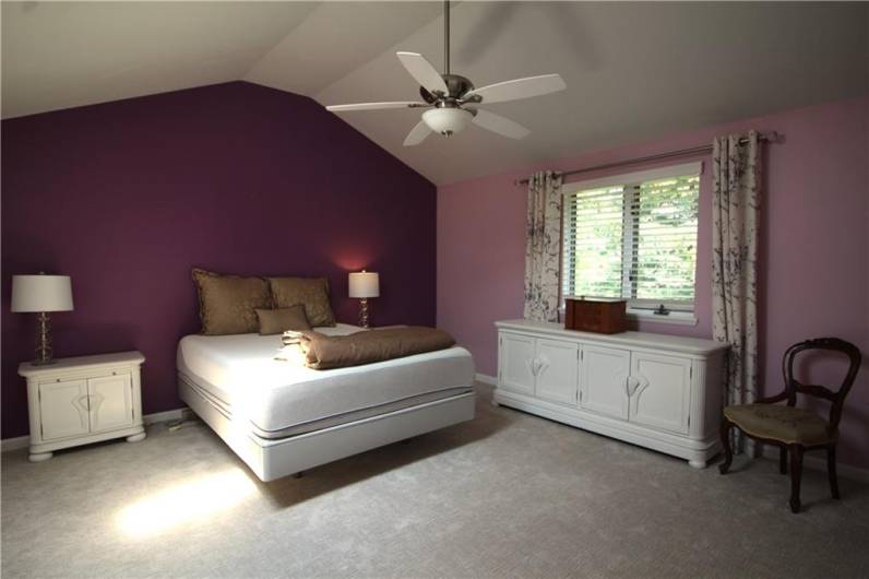 2ND FLOOR BEDROOM WITH VAULTED CEILING FOR DRAMA