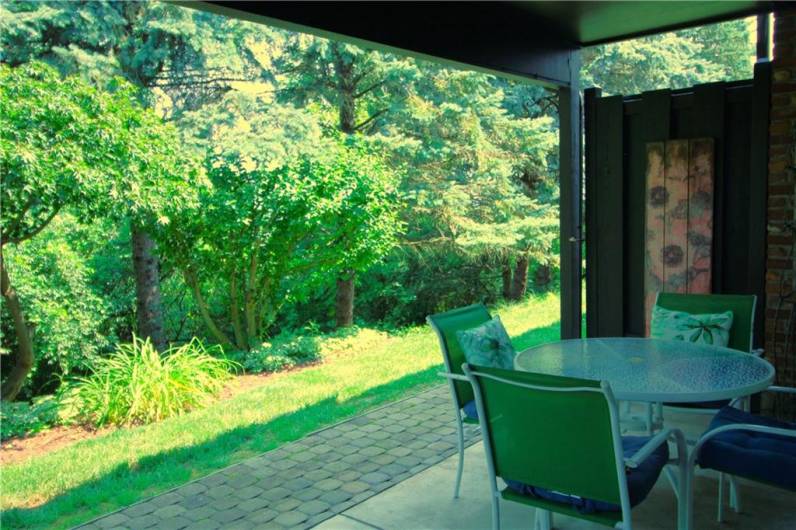 PATIO FOR MORNING COFFEE OR EVENING BEVERAGES!