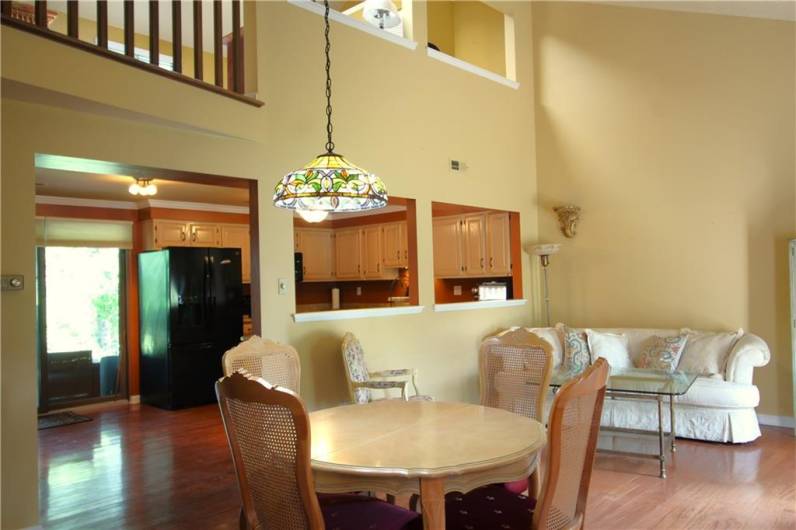 VAULTED CEILING IN THE VERSATILE GREAT ROOM