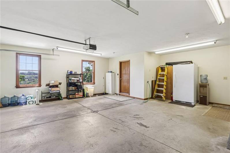 2 car garage attached to home