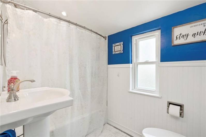 Updated Bath on Upper Level