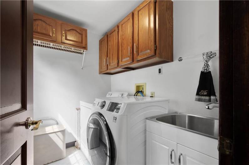 Main level laundry room!