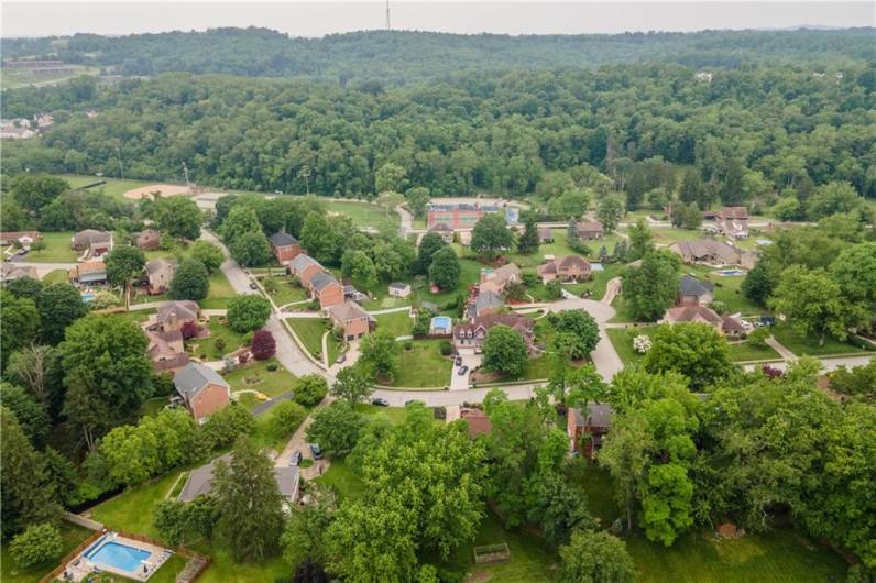 Aerial view from the back!