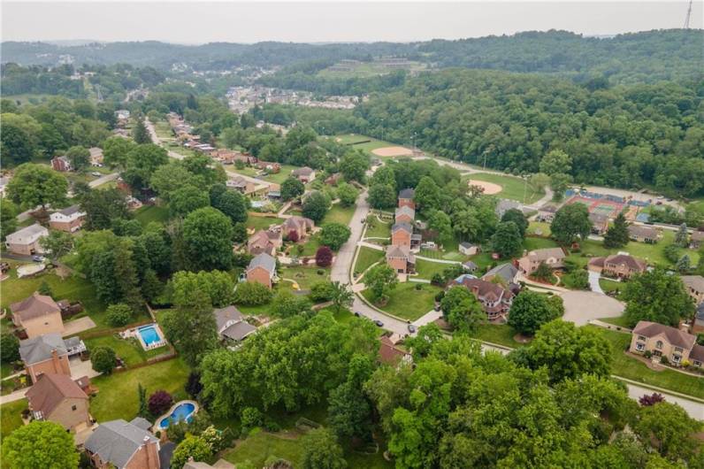 Angled view from above at 1193 Airedale Dr