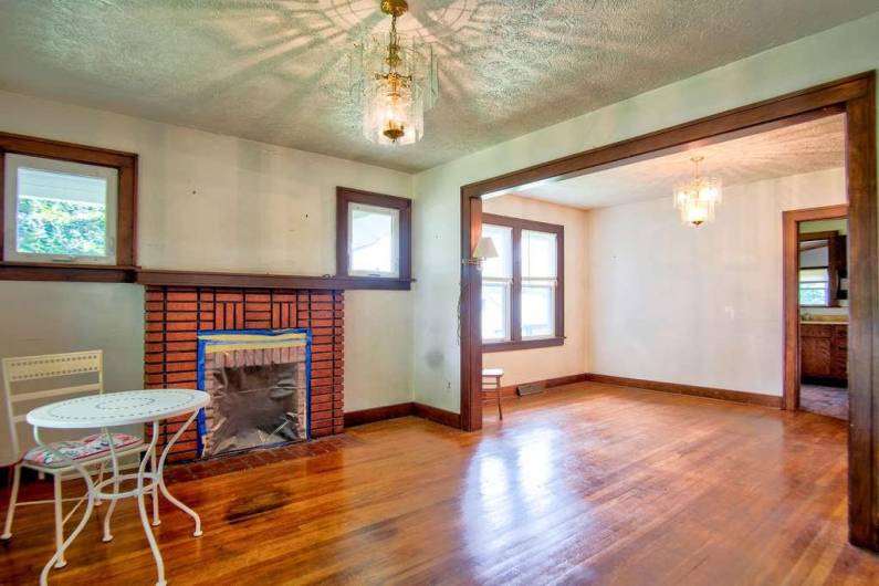 Semi open floor plan