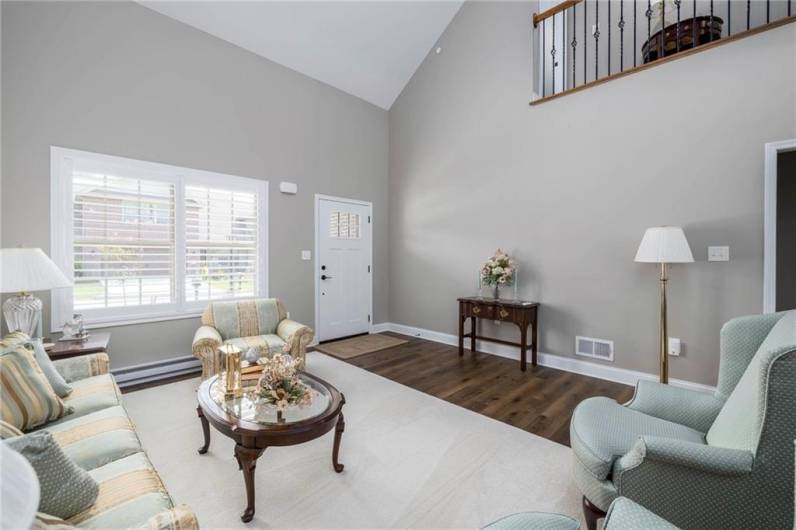 This fantastic living space would beam with any choice decor - traditional, modern, contemporary.  You choose!