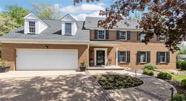 Beautiful curb appeal enhances the home.