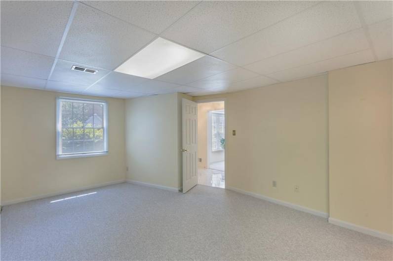 This room is on the lower level. This could be a guest room, den, office. So many possibilities!