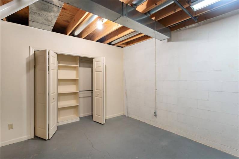 Plenty of storage space!