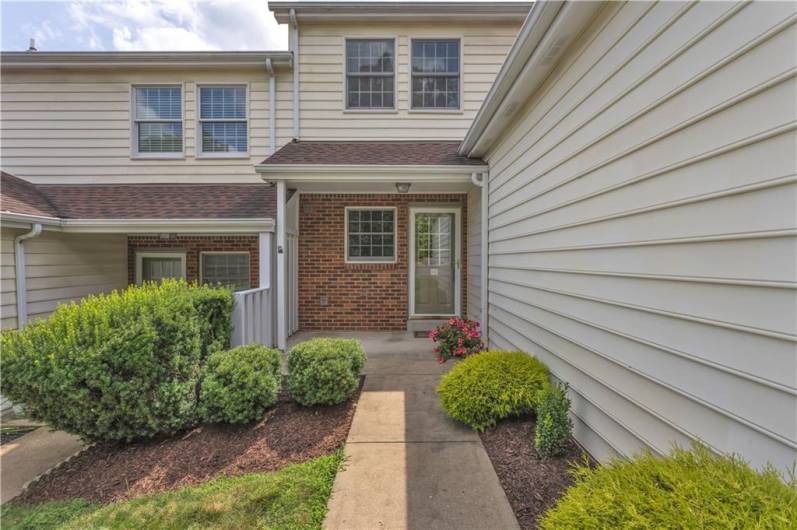 From the patio you enter into the main level of the home.
