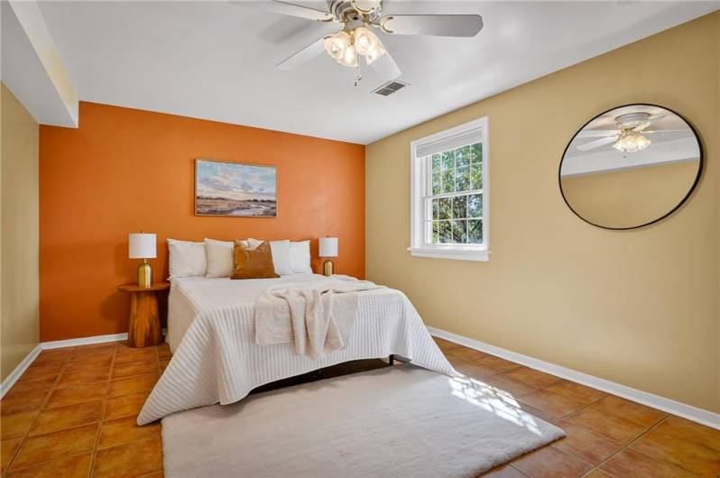 This room can also be used as a workout room or an office.