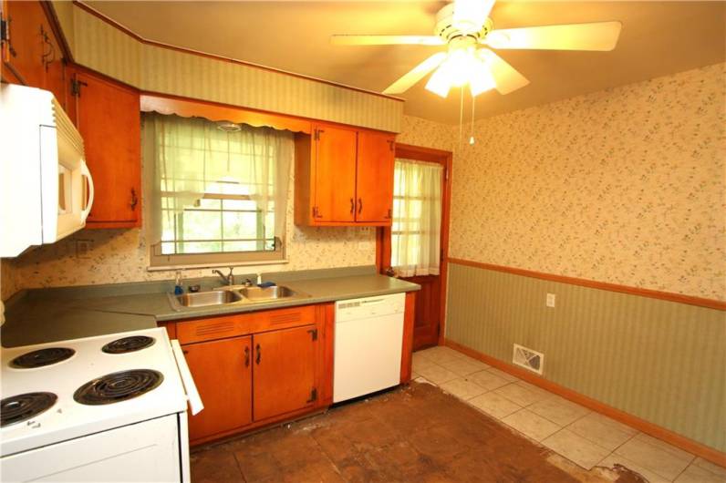 Kitchen also has a Broom / Utility Closet