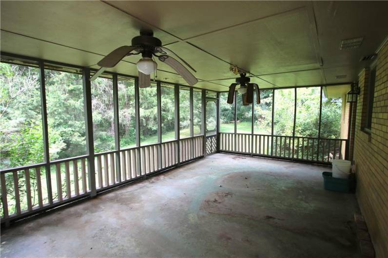 Another View of Screen in Porch