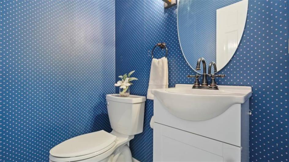 Powder room first floor