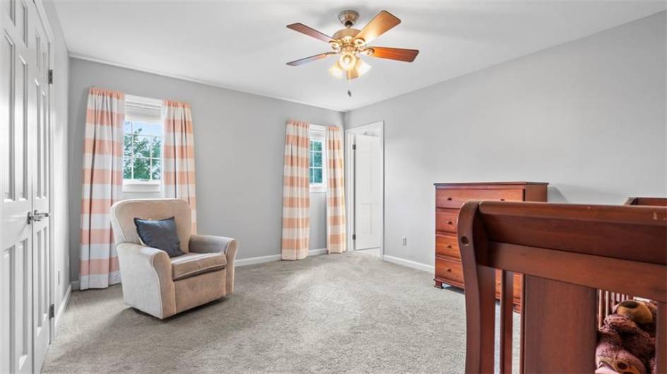Oe of three GENEROUSLY sized bedrooms!