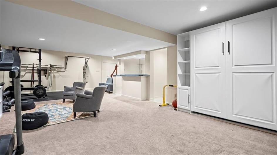 Complete with Murphy bed !