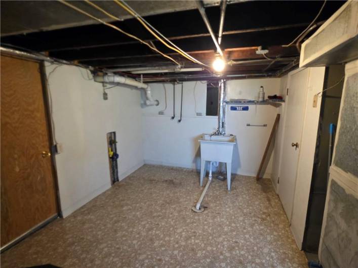 Laundry in Basement
