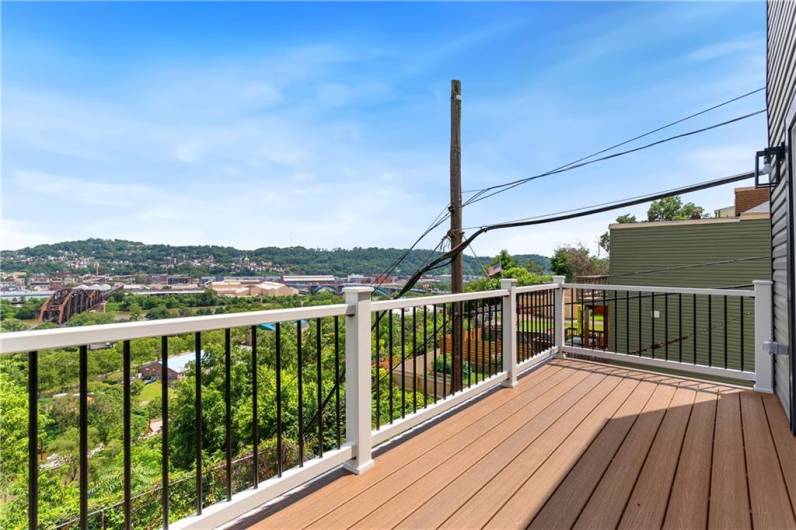 Second floor deck