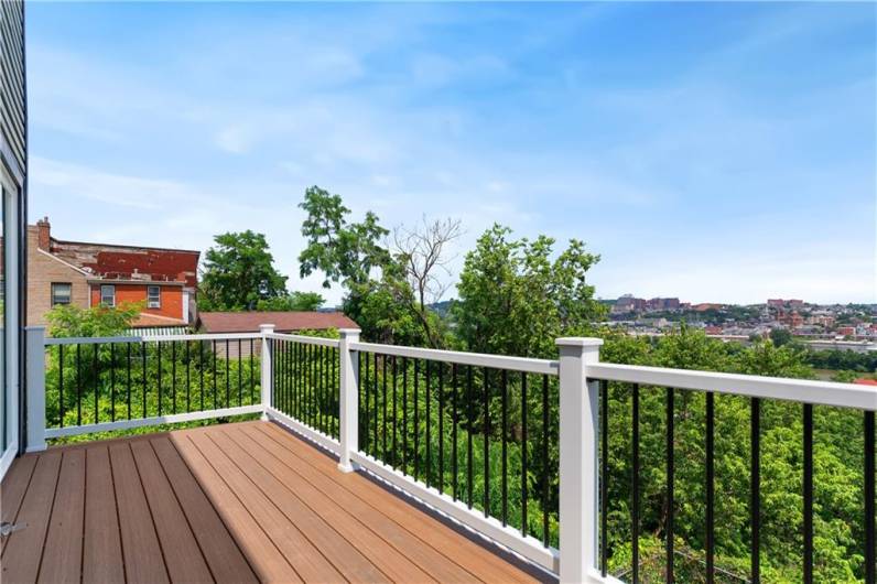 Second floor deck