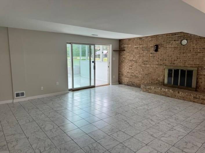 Sliding door to 2-story sunroom
