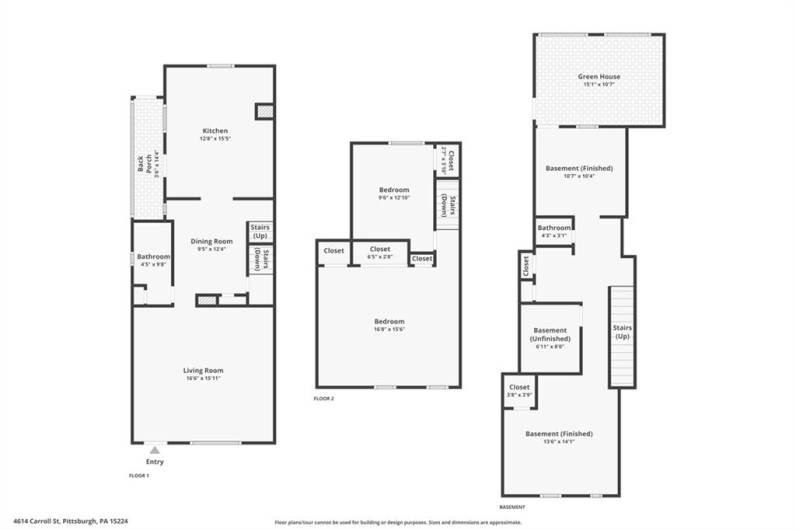 4614 Carroll St, Pittsburgh, PA 15224, 2 Bedrooms Bedrooms, 5 Rooms Rooms,1 BathroomBathrooms,Residential,For Sale,Carroll St,0,1711651