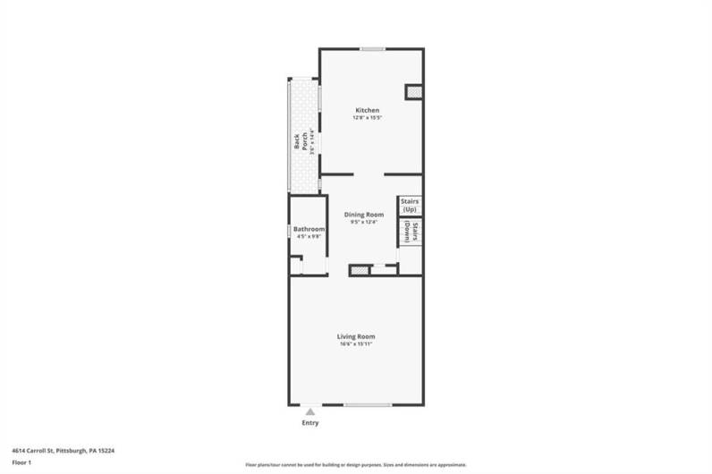 4614 Carroll St, Pittsburgh, PA 15224, 2 Bedrooms Bedrooms, 5 Rooms Rooms,1 BathroomBathrooms,Residential,For Sale,Carroll St,0,1711651