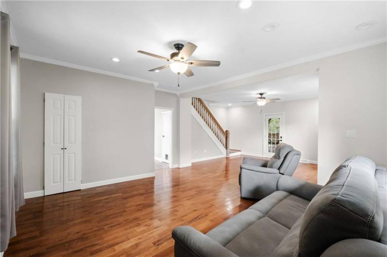 Spacious dining room can be formal or informal
