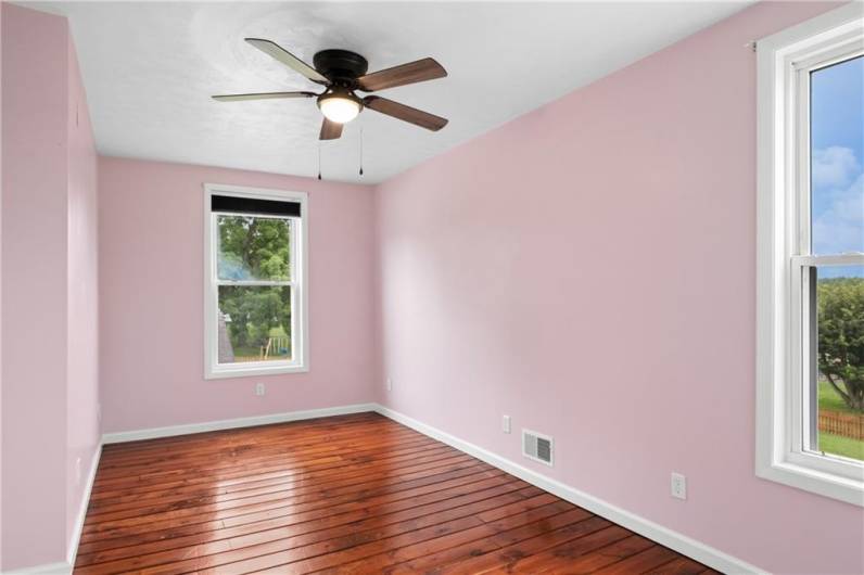 Ceiling fans in all bedrooms