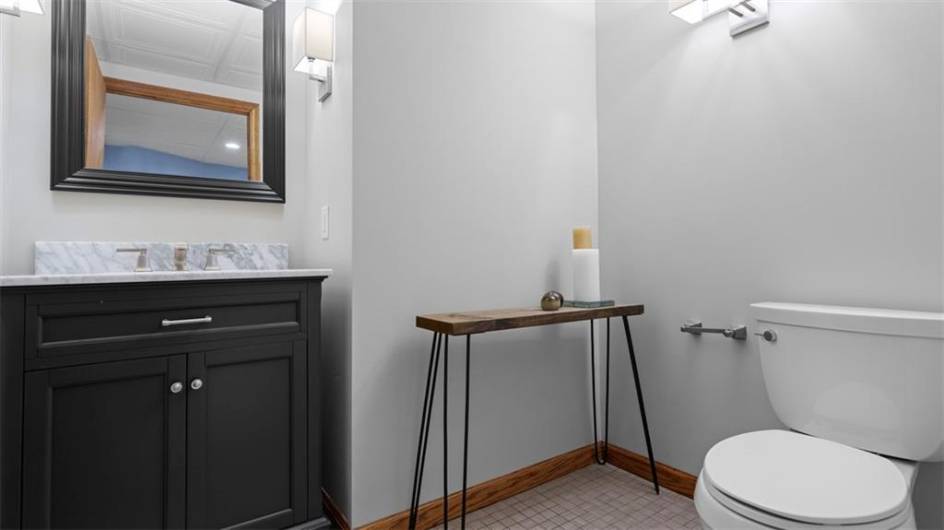 Basement Half Bath
