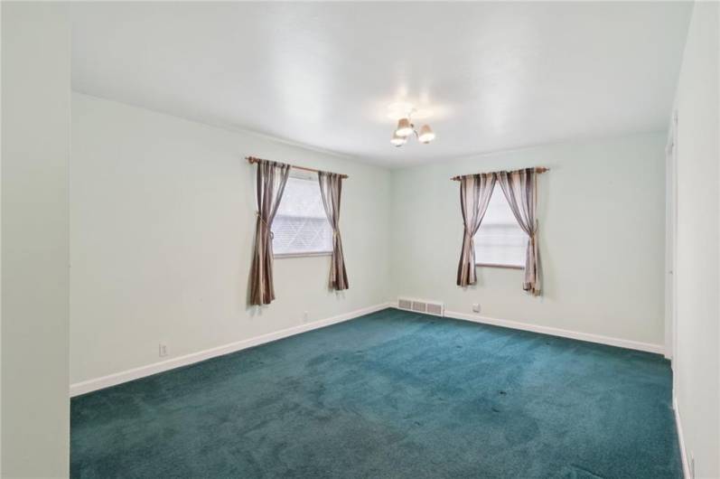 Master Bedroom with a walk-in closet and a 2nd closet.