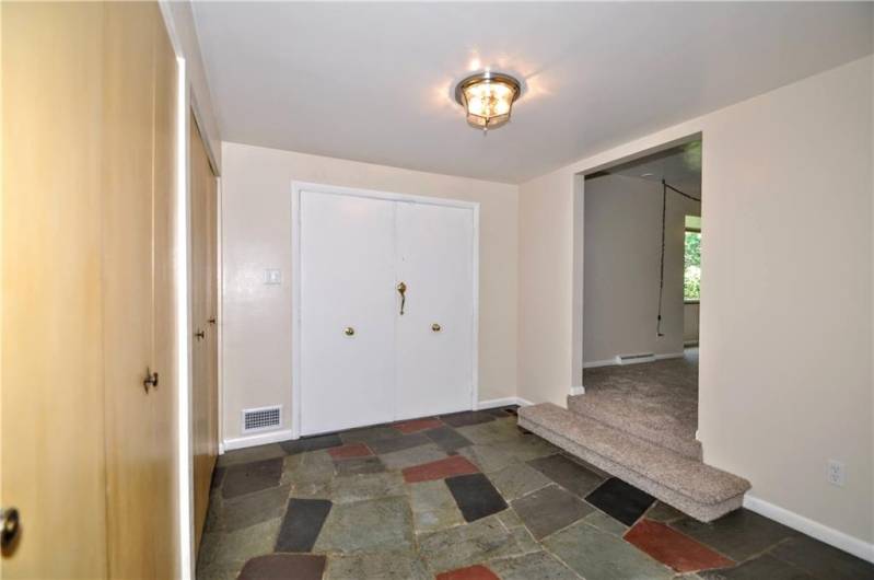 Spacious 10x9 w/ Double Door Coat Closet plus another Closet / Storage Under Stairs