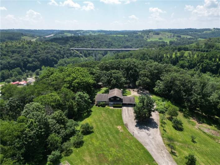 Privacy Abounds this Enormous House!
