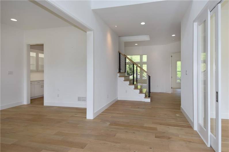 A sleek modern design abounds.