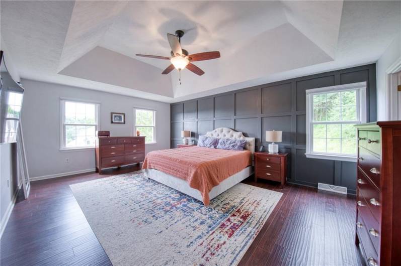 Stunning master bedroom!
