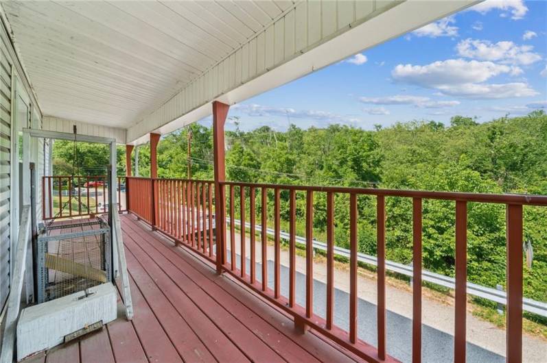 Front deck