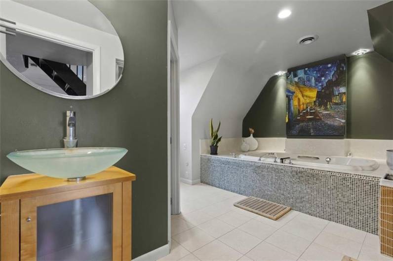 Huge spa-like bath