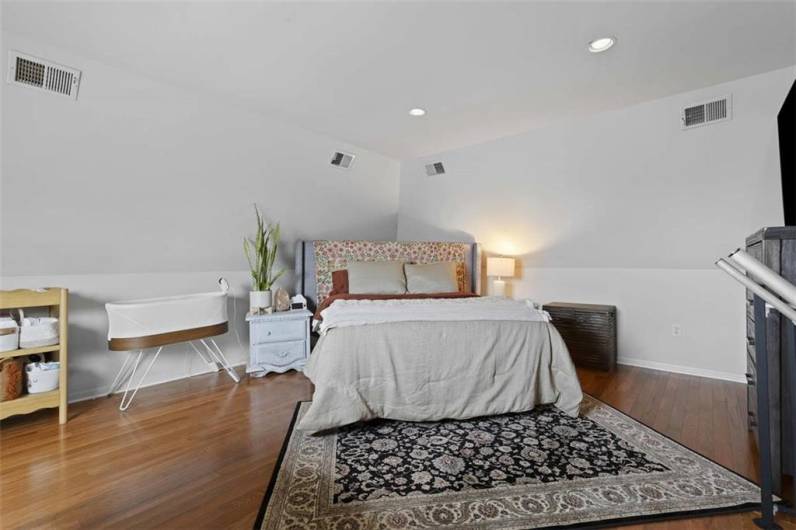 Large loft bedroom