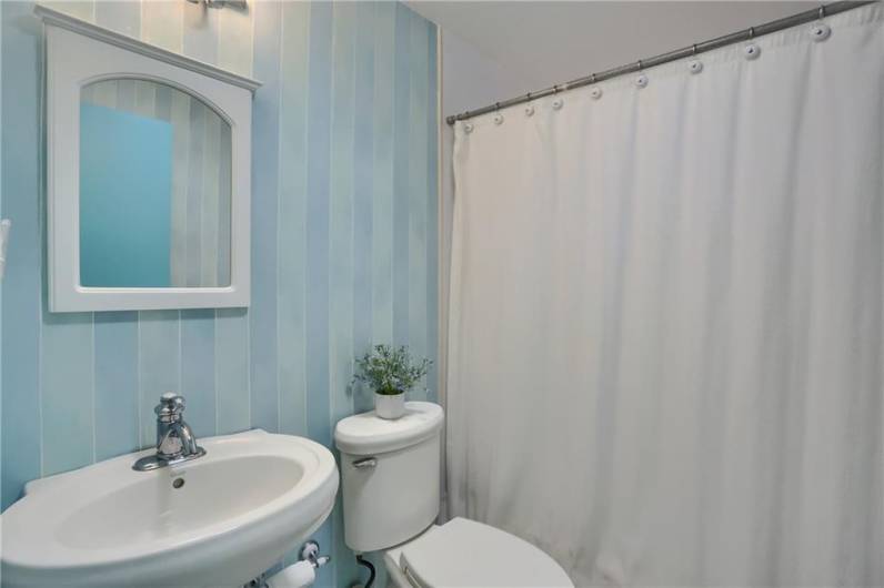 Hall bath.