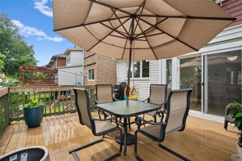 Deck off of Dining Room