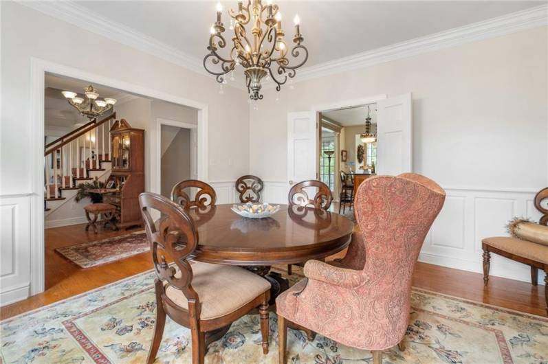 The attention to the building details is evident throughout this home.