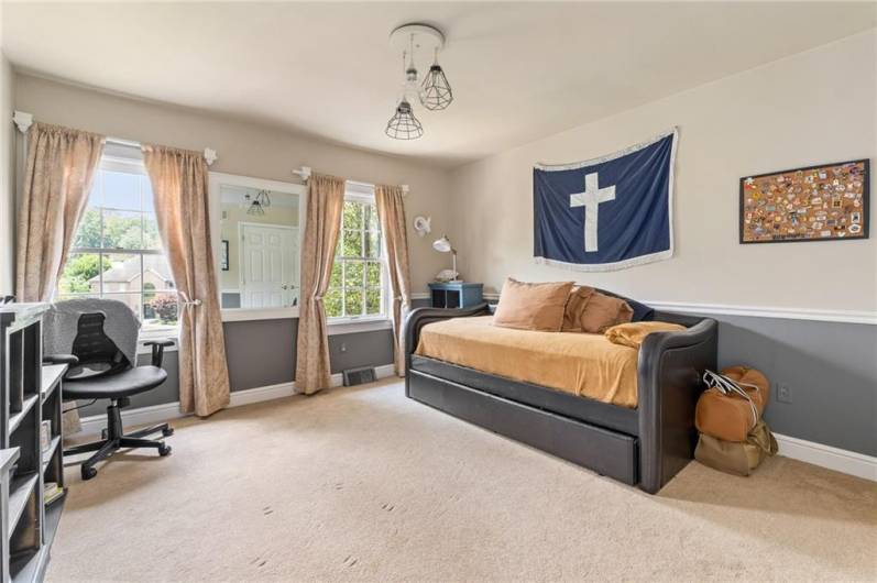 Get a good night's sleep? Check! Have a place to study? Check! Room to play? Check!