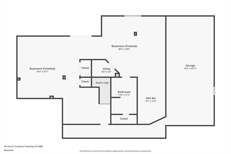 Lower Level Floor plan
