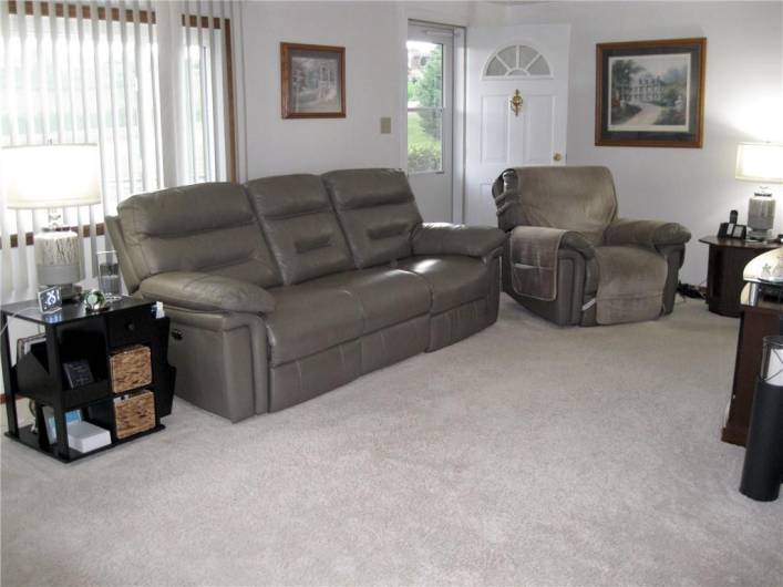 Living room is spacious