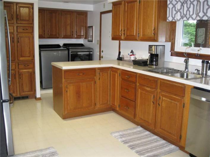 Kitchen with Laundry
